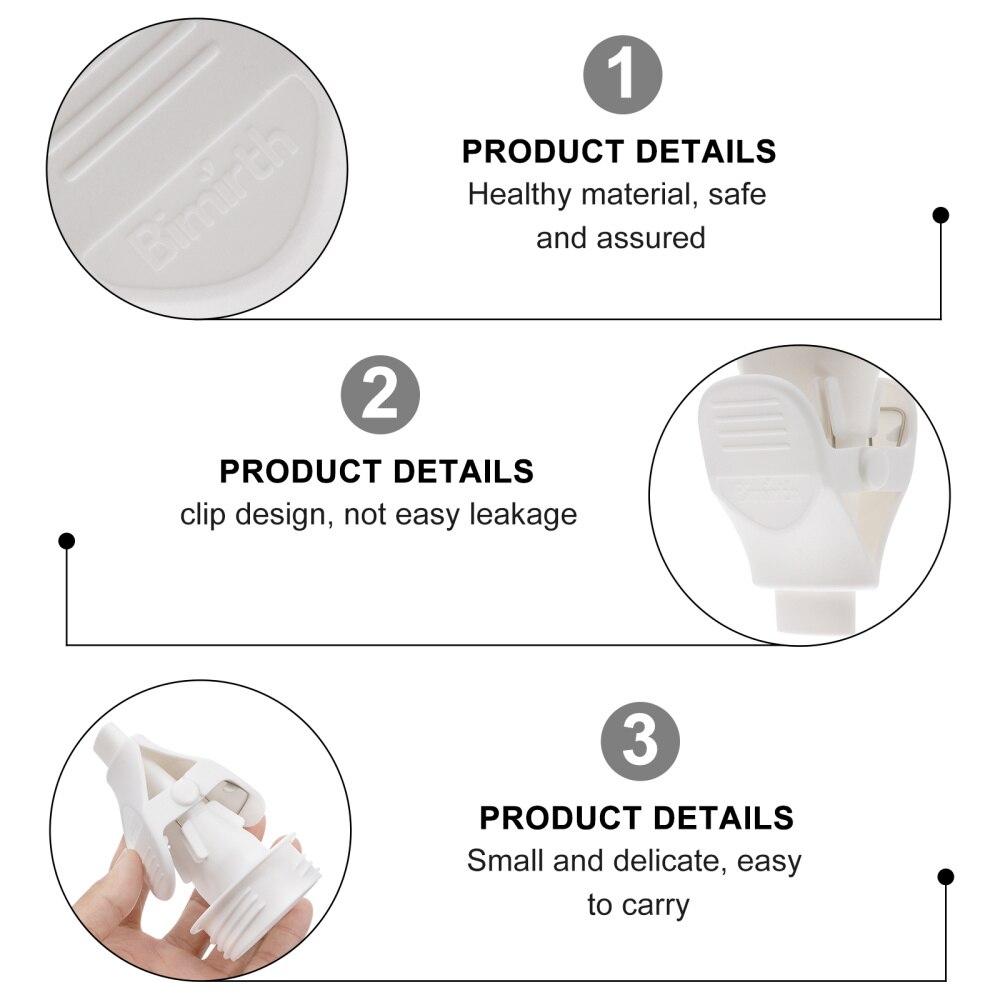 1pc saco clipe conversor durável fácil de usar conveniente portátil bomba de mama clipe conversor