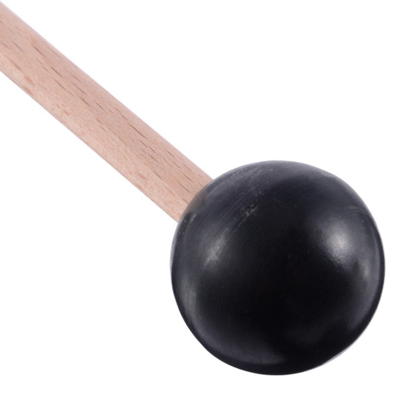 2 stück weiche gummikopfschlägel mit holzgriff für glockenspiel, xylophon und andere musikinstrumente
