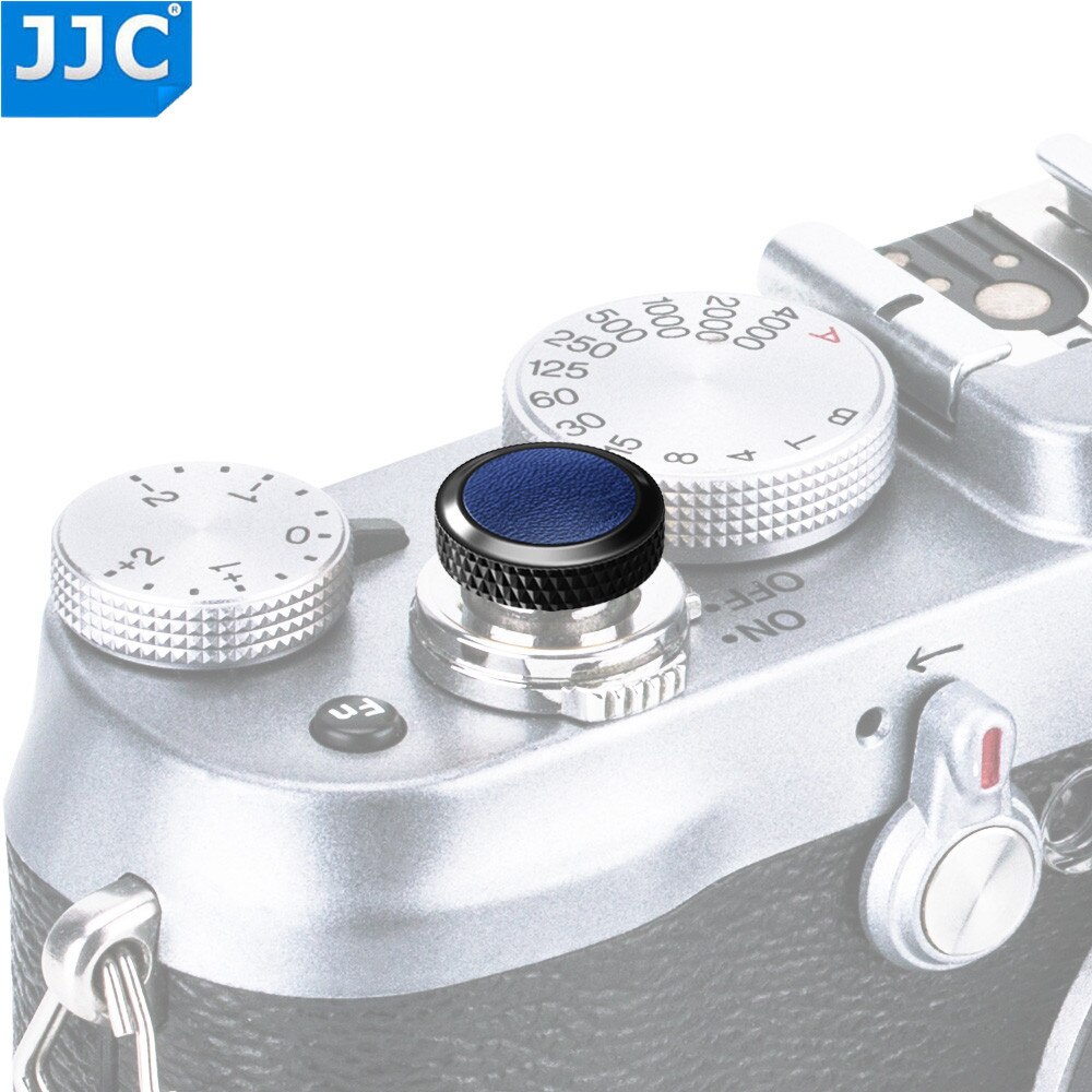 deluxe kamerautløserknapp metall til fujifilm  x100v x -t4 xt30 ii xt20 xt10 xt3 xt2 xpro 2 x100f x100t sony  rx1r rx10iv: Srb-bk blå