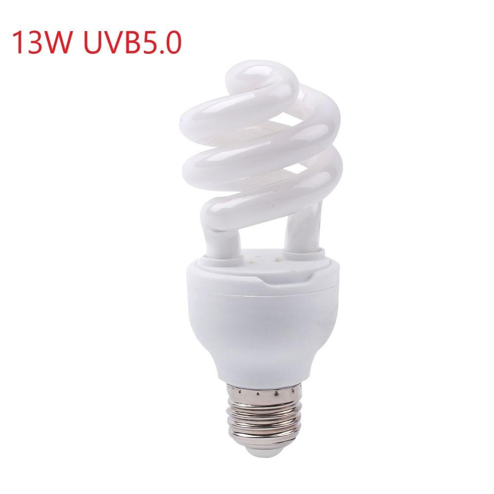 Ac110-220v ultrafiolett lyspære  e27 uvb kjæledyr krypdyrlys glødelampe dagslyspære til skilpaddefisk amfibier 13w/25w/75w/100w: B1 13w uvb 5.0