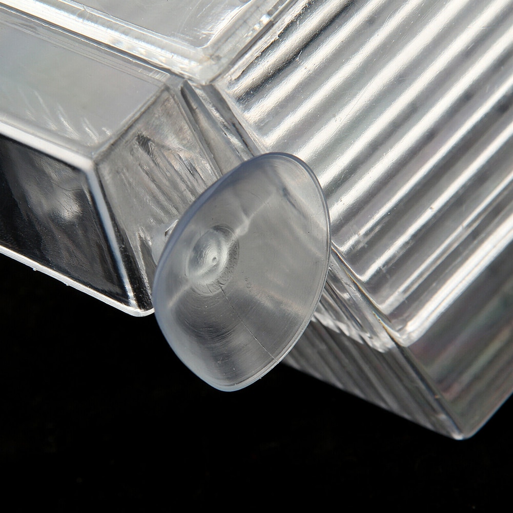 Guppy isolation akvarium rugeri fælde opdrætter yngel flydende kuvøse fiskeopdræt boks gennemsigtig bur mini hus tank
