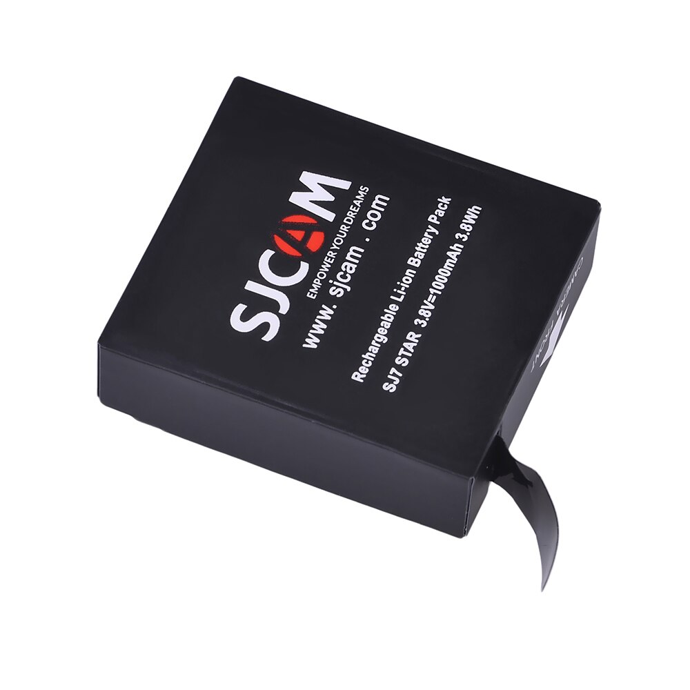 Tectra 2-Pack 1000mAh 3.8V Li-ion Battery for SJCAM SJ7 Action Camera