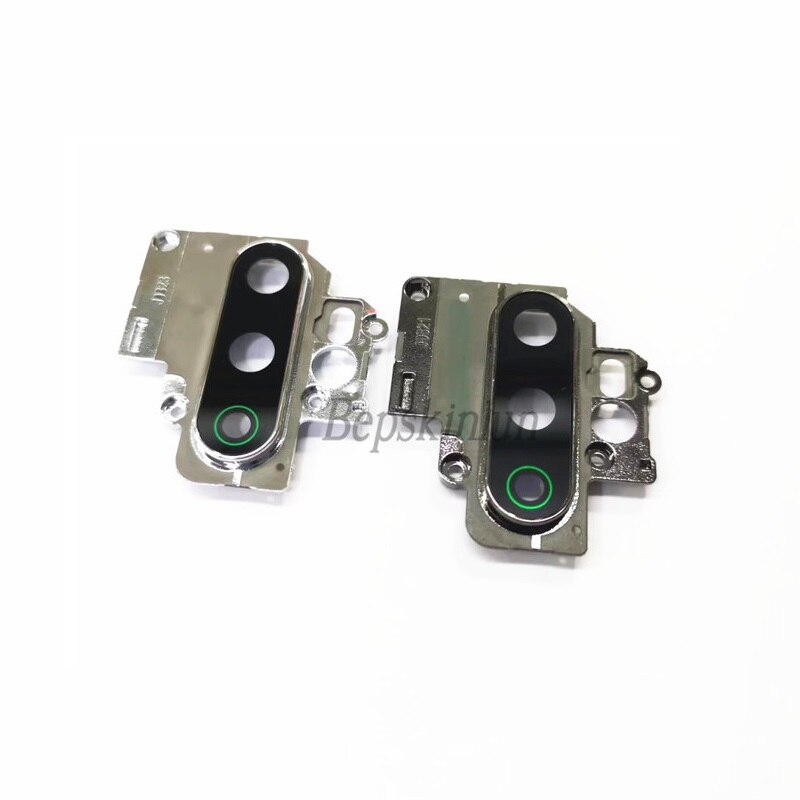 Bepskinlun para Oppo A9 , para Oppo A11x lente de cámara trasera de cristal Original + pieza de repuesto de anillo de Metal con pegatina