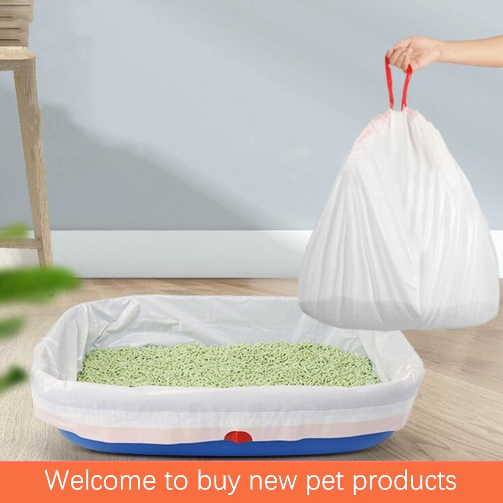 Sac de merde pour chien de compagnie chat litière sac à ordures doublé sac de merde portable sac de merde pour chat sac à ordures pour animaux de compagnie chien chat produits de nettoyage