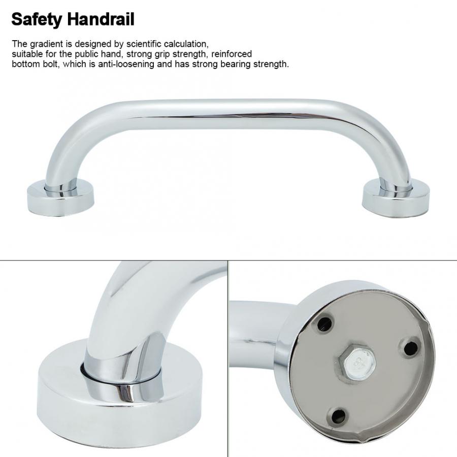 Stainless Steel Safety Handrail Grab Bar Bathroom Safety Hand Rail For Bath Shower Toilet