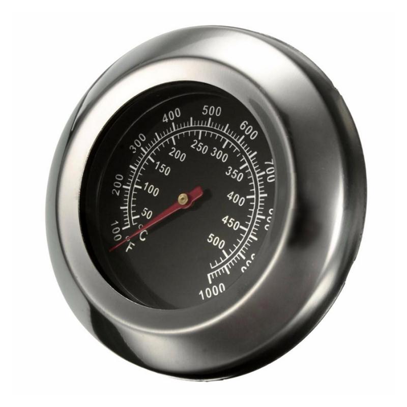 Rvs BBQ Roker Grill Thermometer Temperatuurmeter 50-800 Graden Fahrenheit 10-400/50-350/50-500 Graden Celsius: WHITE