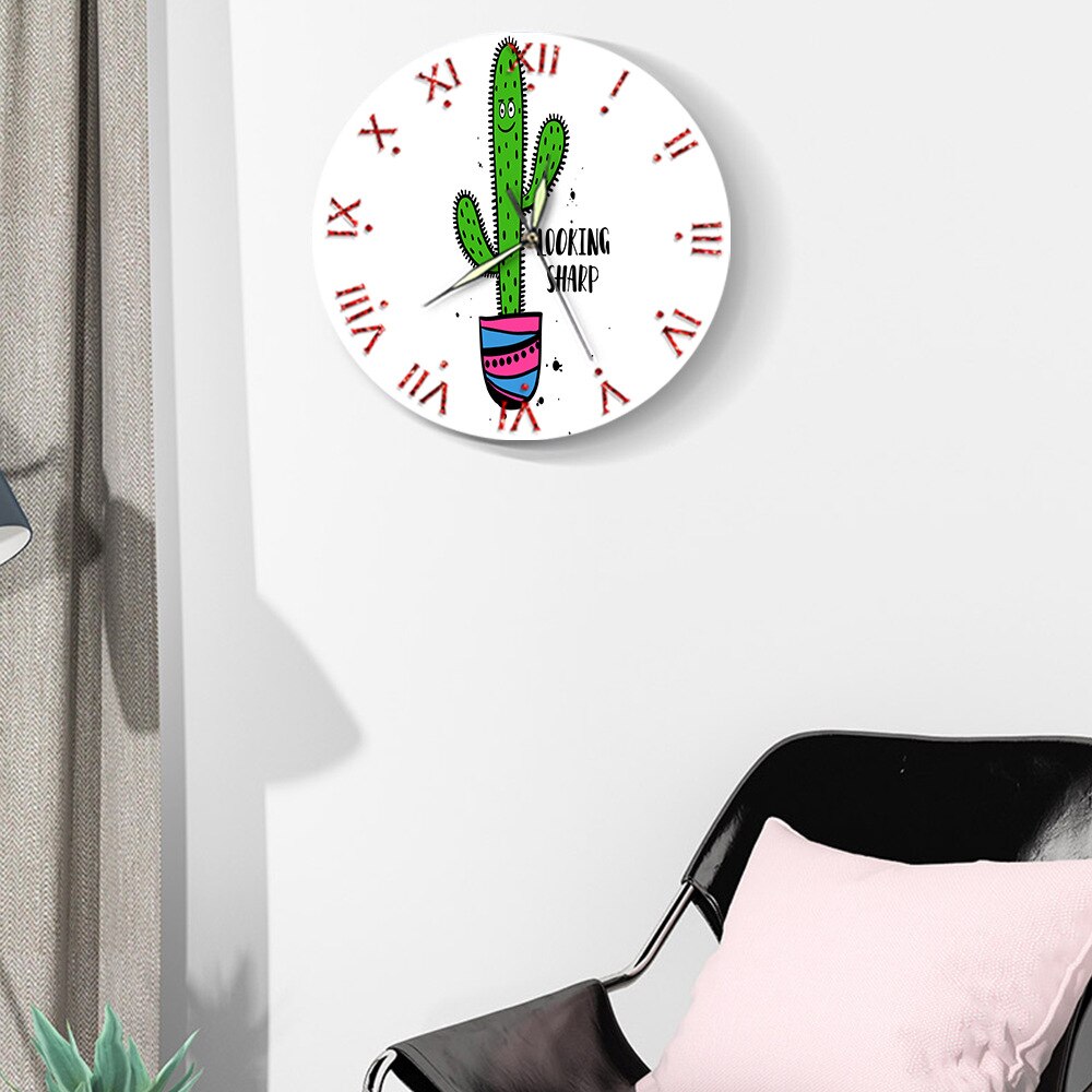 Vintage vægur af træ i fransk landstil stort shabby chic rustikt rundt vægur til køkken hjem kaffebar indretning  bb50