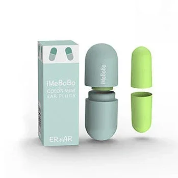 Soundproof Sleeping Ear Plugs Earplugs For Sleep Special Mute Soft Slow Rebound Student Anti-Noise Protection Anti Ronco Earplug: Red