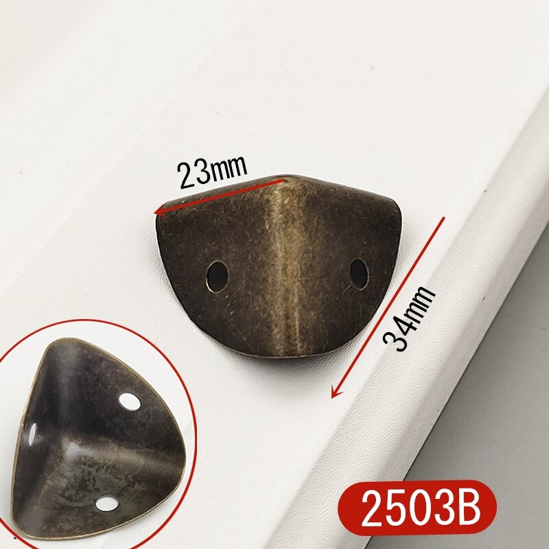 20Pcs Drie-Kleur Meubels Voet Decoratieve Diy Geschenkdoos Hout Case Been Hoek Protector Decoratieve Voeten Vier-legged Voet Suppor: 2503B  20PCS