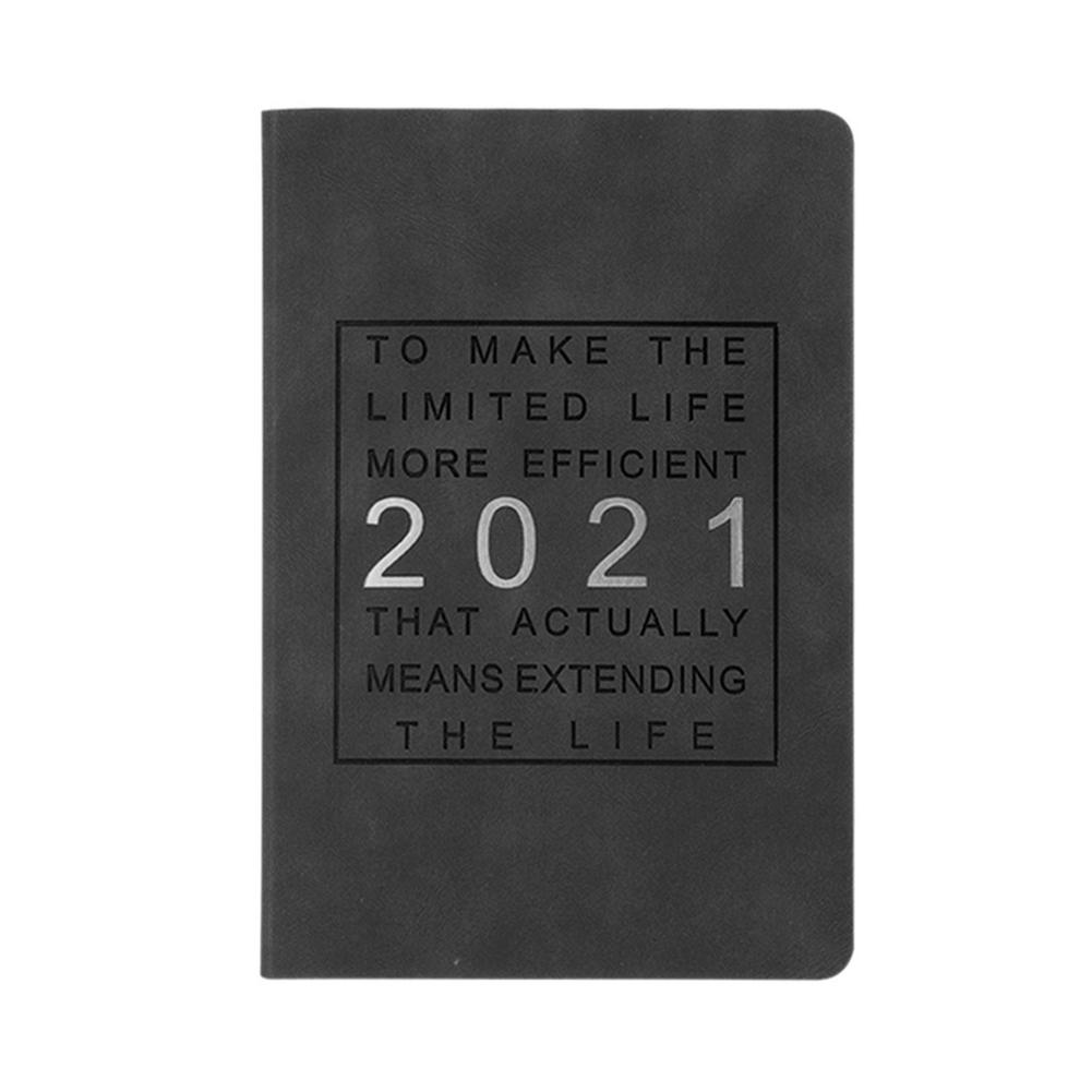 Notebook Time Management Personal Monthly Planner Notebook Diary Monthly Weekly Daily Plan Agenda Papers Black Blue Green: Black