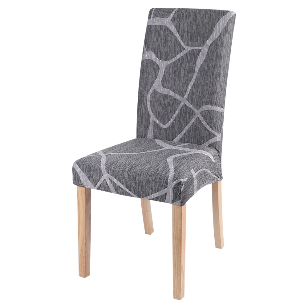 1pc- delige stoelhoes met elastische, vuilafstotende en afneembare bekleding voor dinerstoelen, bruiloften en andere evenementen.: 17