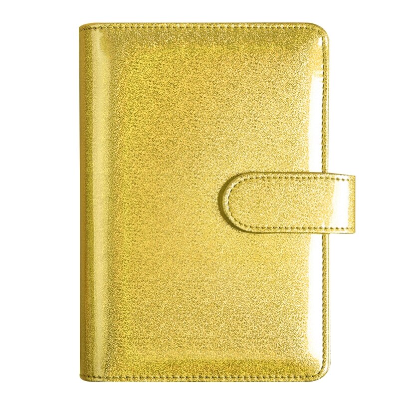 57EC 6-Ring Binder Notebook Paper Cover A5 Imulation Leather Cover School Stationery