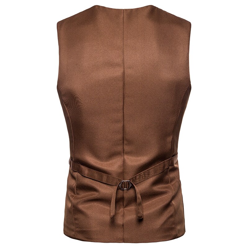 Miesten kapea istuvuus kaksirivinen pukuliivi syksyinen hihaton liivi miesten hääpuku sulhasen smokkiliivit chaleco hombre