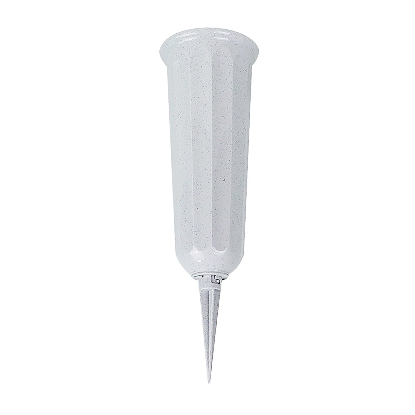 1pc kirkegård blomstervase minnesmerke blomstervase stake plast i bakken kirkegård