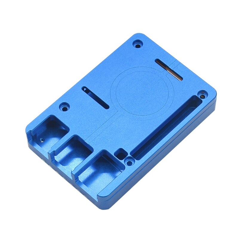 Aluminium Case Ultradunne Cnc Metalen Shell Passieve Koeling Behuizing Voor Raspberry Pi 4 Model B