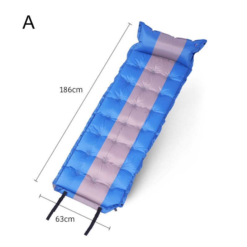 Coussin gonflable extérieur de matelas de matelas de couchage de Camping gonflable avec l'oreiller BHD2