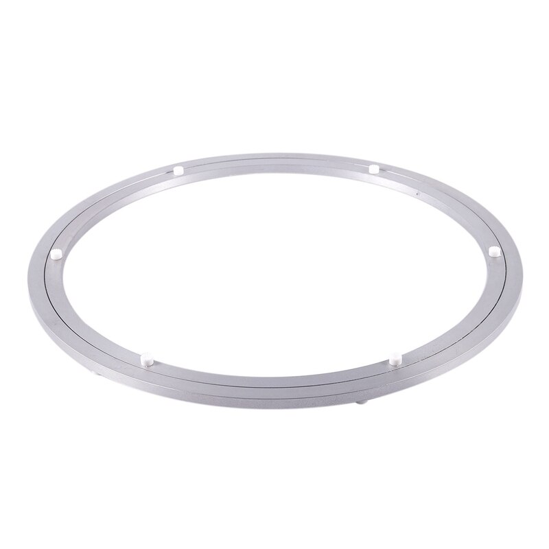 Aluminium Rotating Turntable Bearing Swivel Plate 18 Inch Silver