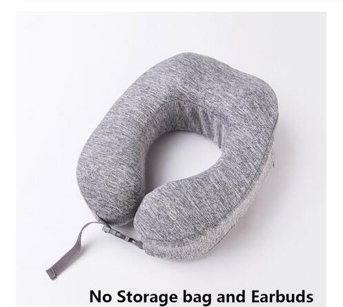 U Shaped Memory Foam Neck Pillows Soft Travel Pillow Neck Cervical Airplane Pillow 30*28*14CM Cervical Travel Healthcare Bedding: Grey B