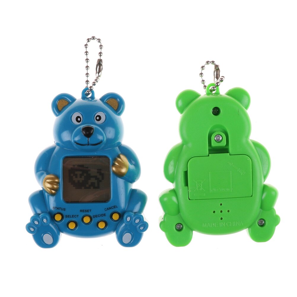 ! Electronic Pets Toys 90S Nostalgic 168 Pets in One Virtual Cyber Pet Toy 4 Style bear shape toy