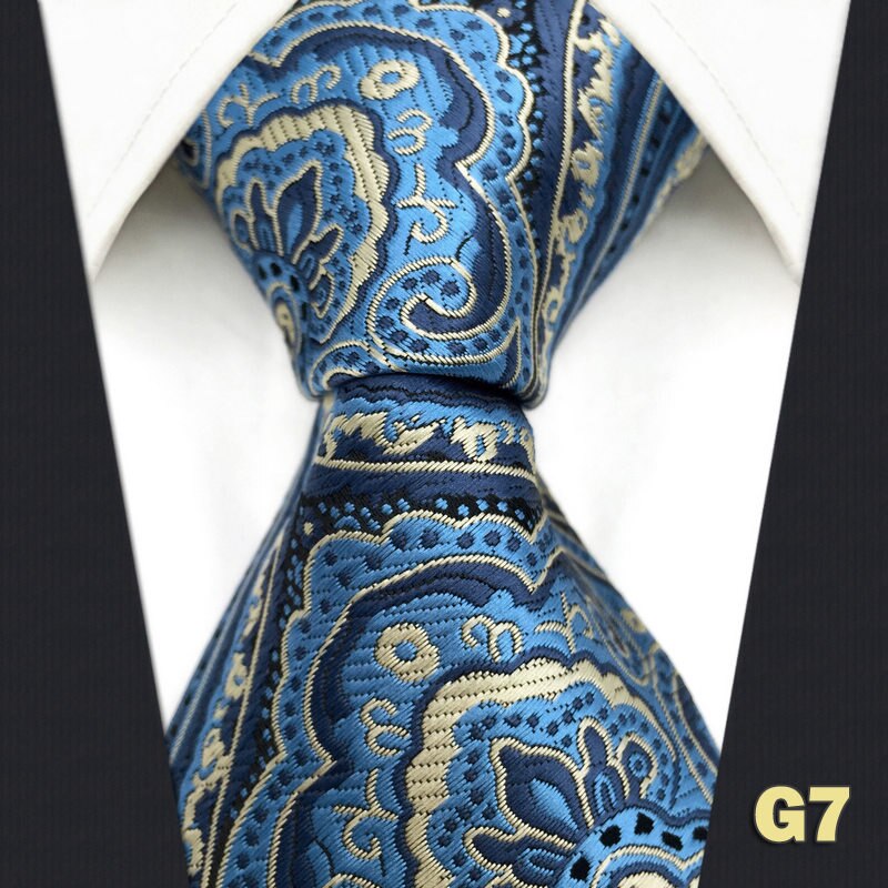 Krawatten Silk Business Krawatten für Herren Extra lange größe 63 "160cm Navy Blauen Streifen Hochzeit: GX07