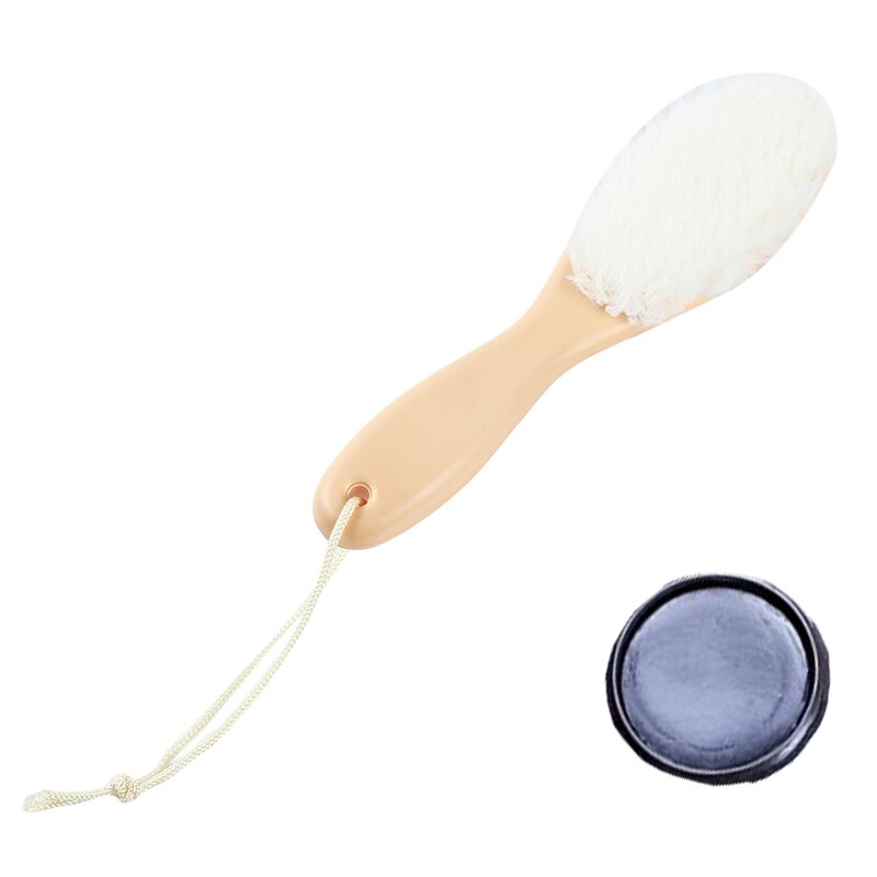 Nuttig 2 Side Shoe Borstel En Rubber Thuis Suede Schoenen Lederen Schoenen Polijsten Borstels Boot Cleaner Cleaning Tool