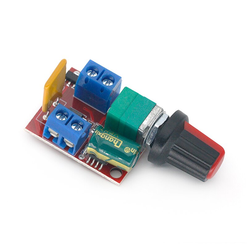 Mini 5A PWM Max 90W DC Motor Speed Controller Module 3V-35V Speed Control Switch LED Dimmer