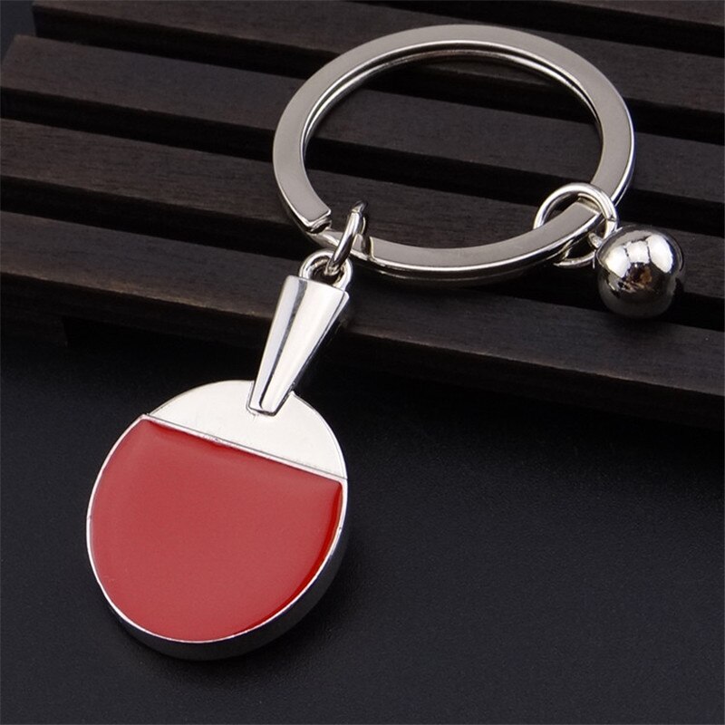 Sport Ping-Pong Table Tennis Ball Badminton Bowling Ball Keychain Key Chain Keyring Key Ring Souvenir