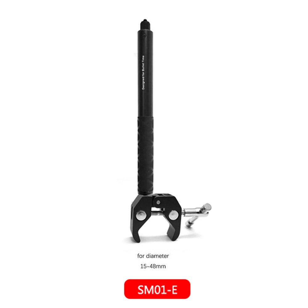 TUYU Motorrad Dritten Person Perspektive Lenker Halterung für GoPro DJI Insta360 Ein R X2 Unsichtbare Selfie Stick Zubehör: SM01-E