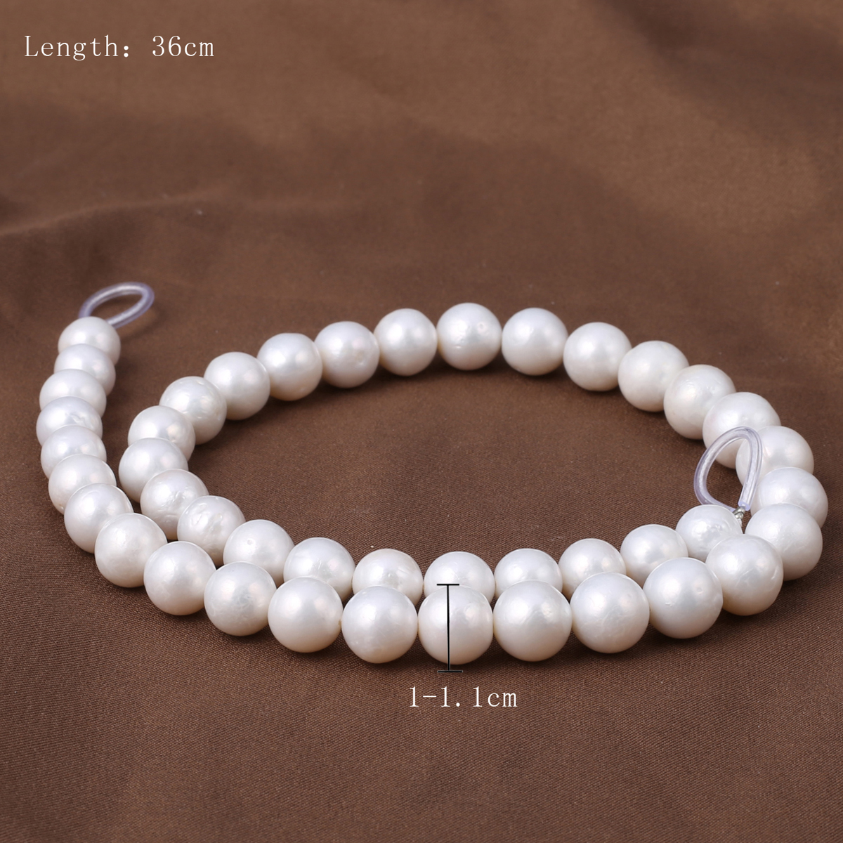 Natuurlijke Zoetwater Parel Kralen Kralen Witte Onregelmatige Ronde Vierkante Losse Spacer Kralen Voor Sieraden Maken Diy Kettingen: Bruin