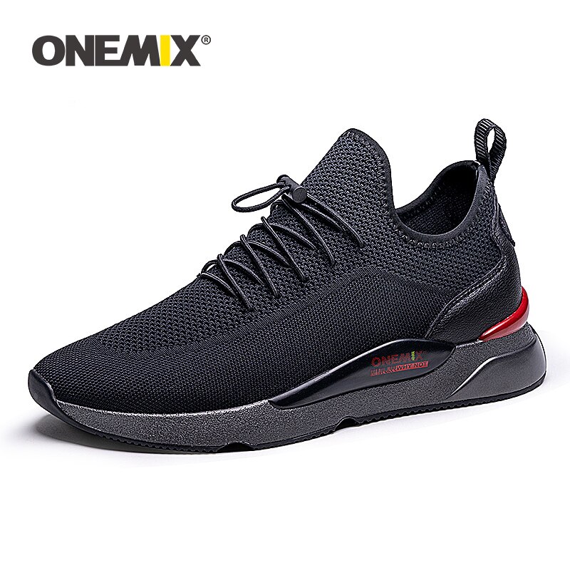 ONEMIX Men Tennis Shoes Slip On Breathable Classics Style Jogging Shoes Gym Fitness Trainer Tenis Man Sneakers Sport Shoes
