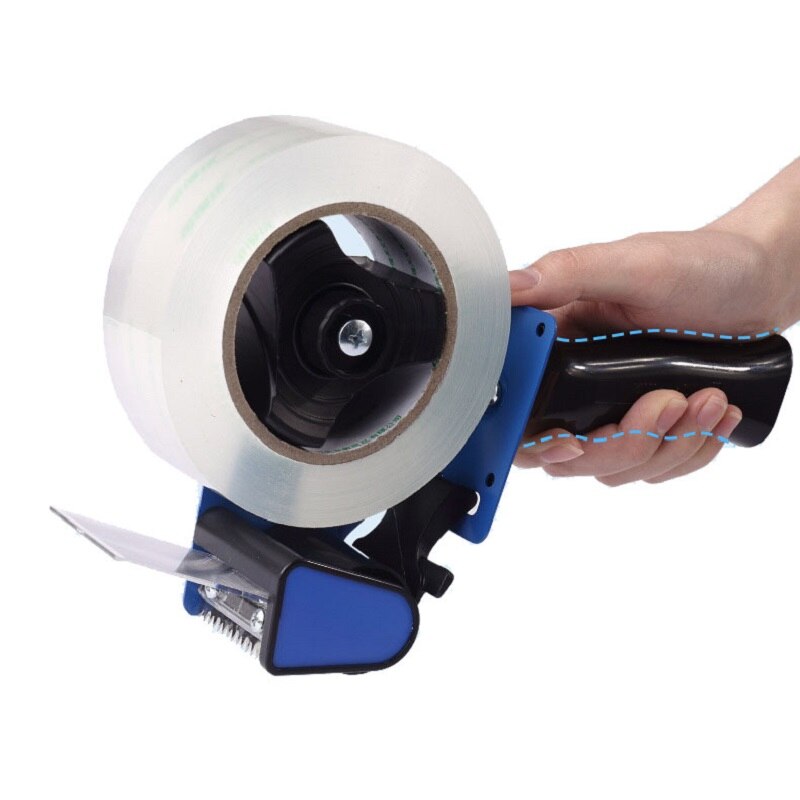 2&quot; Tape Dispenser Scotch Dispenser 50mm Width Hand-held Sealer Plastic Handle Metal Tape Cutter Pack