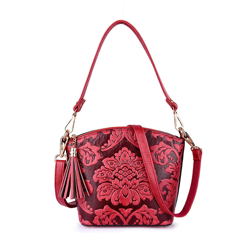 Bloemen chinese stijl sac a main femme schelp tas vrouwen messenger crossbody schoudertassen voor vrouwen pu leer bolsa feminina