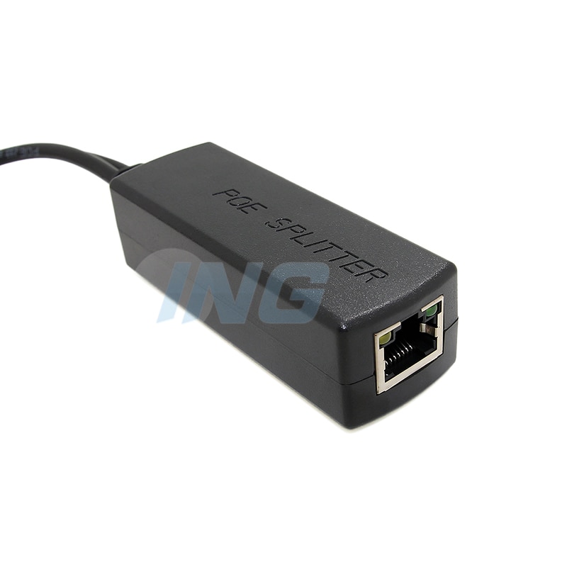 Brand 10/100 m IEEE 802.3af Standaard PoE Splitter 5 v 2A Output Power over Ethernet voor IP camera met 3.5x1.35mm Connector