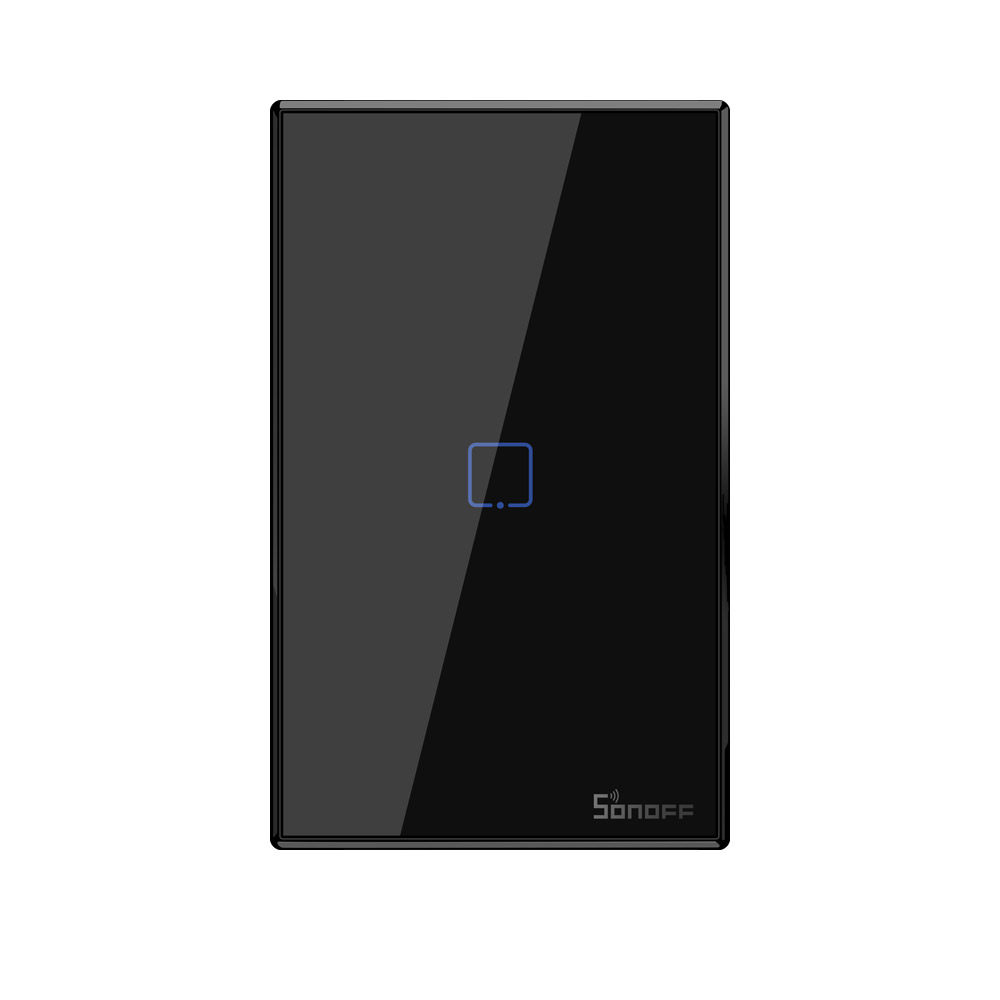 SONOFF TX T2/T3 UE/REINO UNIDO/EE. UU. Wifi/433mhz RF Interruptor táctil de pared inteligente 1/2/3 Gang Control remoto Wifi interruptores de luz para hogar inteligente: Oro