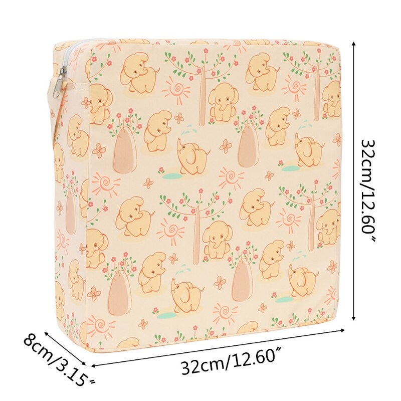 Vierkante stoelverhoger eetkamerstoel wasbaar dik kussen voor kinderen baby dxad