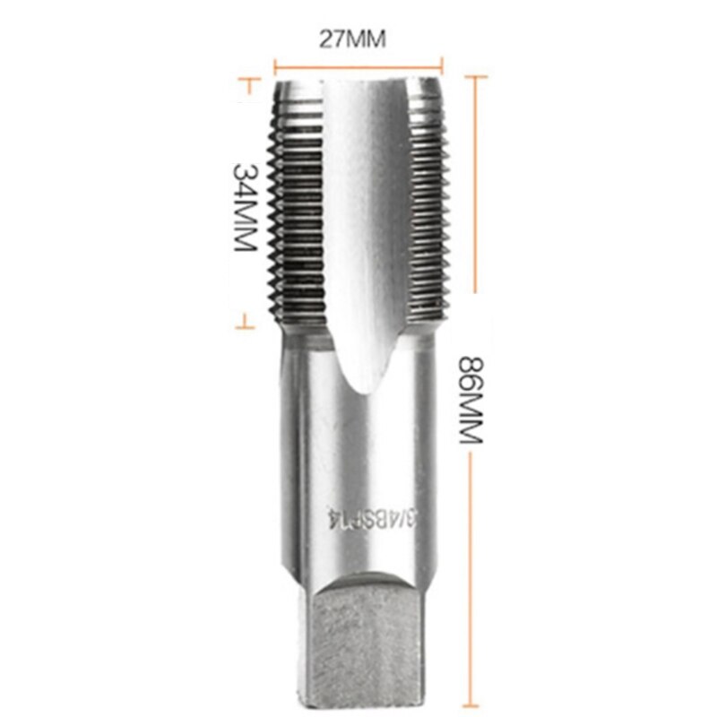 Draad Tap 1/2 Inch 3/4 Inch Taper Pijp Machine Schroef Kranen Voor Buizen Innerlijke Threading Maken Repair Tool Met wrench