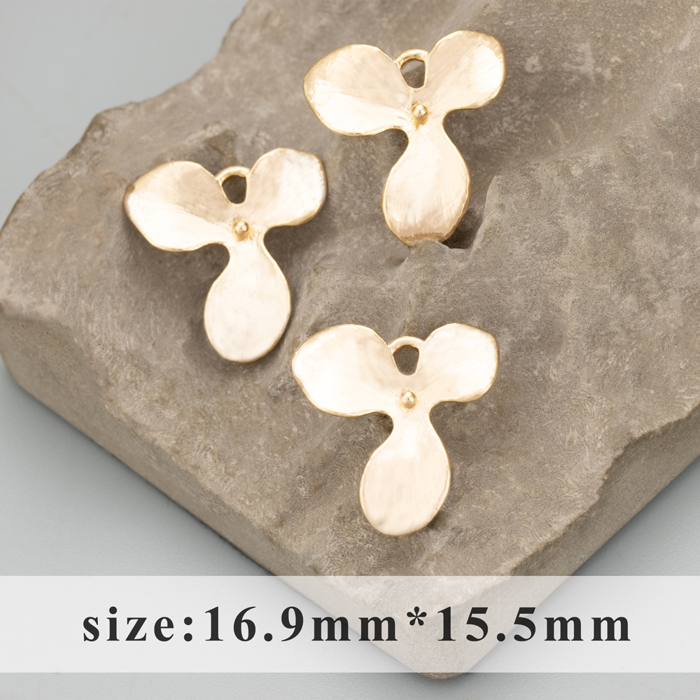 GUFEATHER MD66, sieraden accessoires, 18k goud rhodium plated, koper, bladvorm, sieraden maken, bedels, diy hangers, 6 stks/partij: WHITE