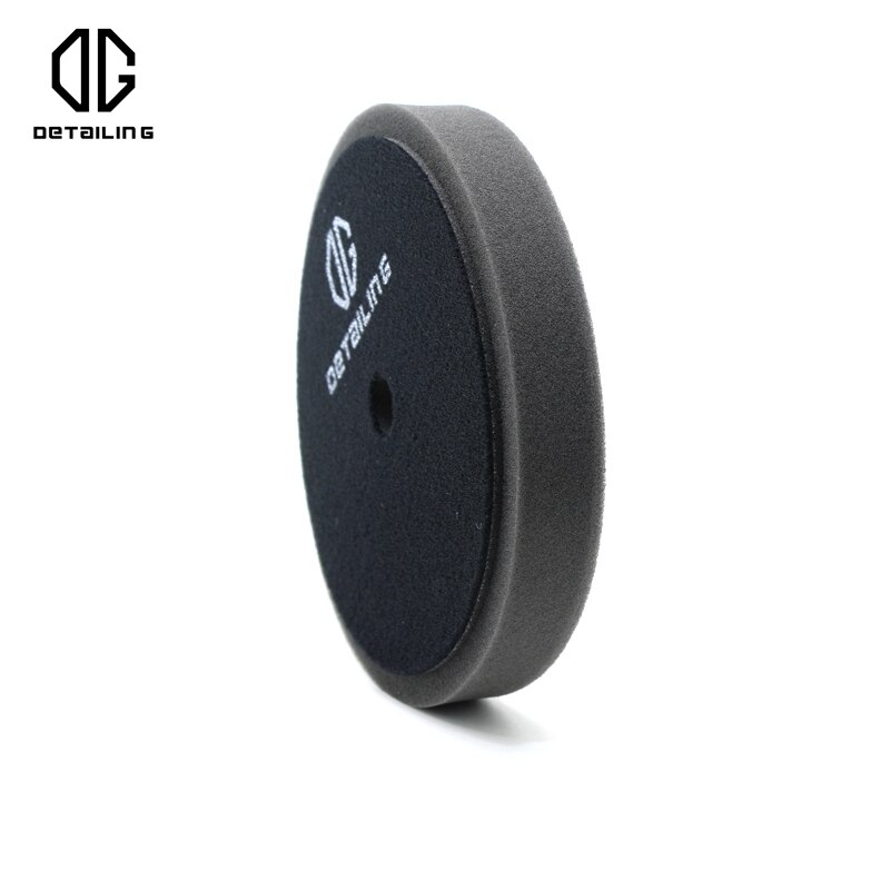 Detaillering Geïmporteerd Spons Pad Buffing 5Inch Convex Black Foam Finishing Pad Voor Auto Polijsten