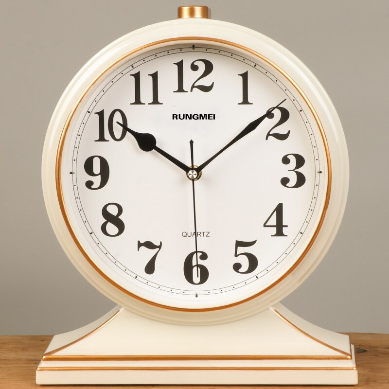 Sød dekorativ bordur vintage digital retro moderne ure skrivebord stående reloj de cocina skrivebord ur sød  ea60tz: Stil 3