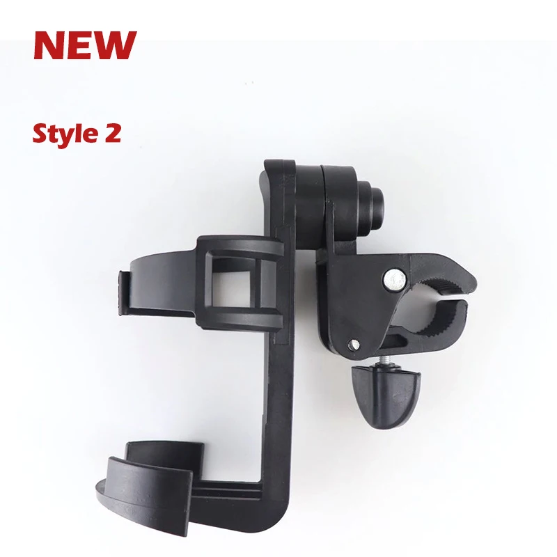Baby Stroller Cup Holder Rack Bottle Universal 360 Rotatable Cup Holder for Pram Stroller Carrying Case Milk Bottle Cart: Blue