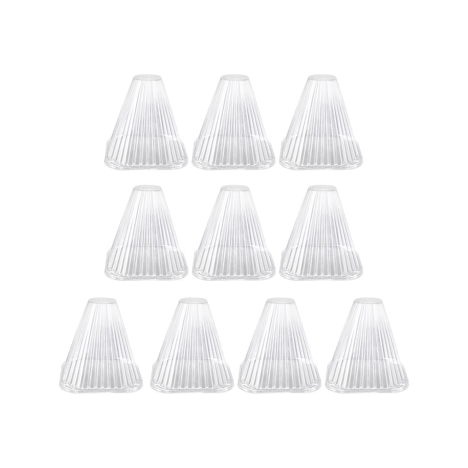 10 st trädgårdsklock kupol återanvändbart robust miniväxthus transparenta trädgårdstillbehör växtskydd trädgårdsväxter plantskoleskydd