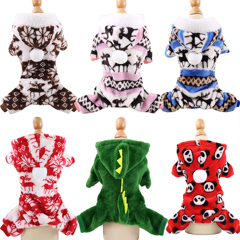 Veste polaire douce pour chien, manteau d&#39;hiver pour chien, Chihuahua, bouledogue français, combinaisons