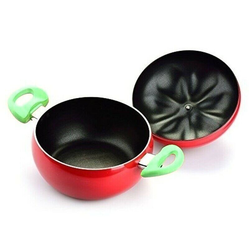 Tomato Shape Soup Pot Aluminum Non-stick Stockpot Kitchen Tool Cookware