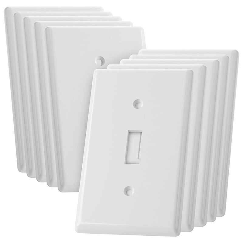 -Light Switch Cover, Switch Plate Covers, Pack of 10, Single Light Switch Cover, Light Switch Cover, Light Switch Plate: Default Title