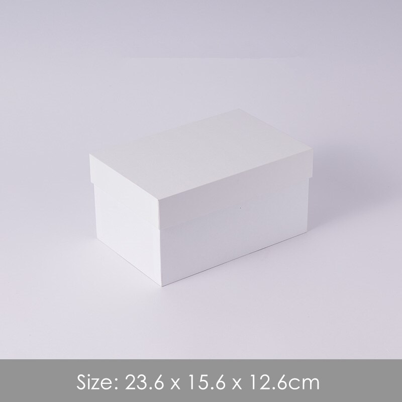 Geschenkdoos Boog Knoop Fotografie Prop Product Schieten Foto Props Geometrie Doos Fotografie Rekwisieten: white L