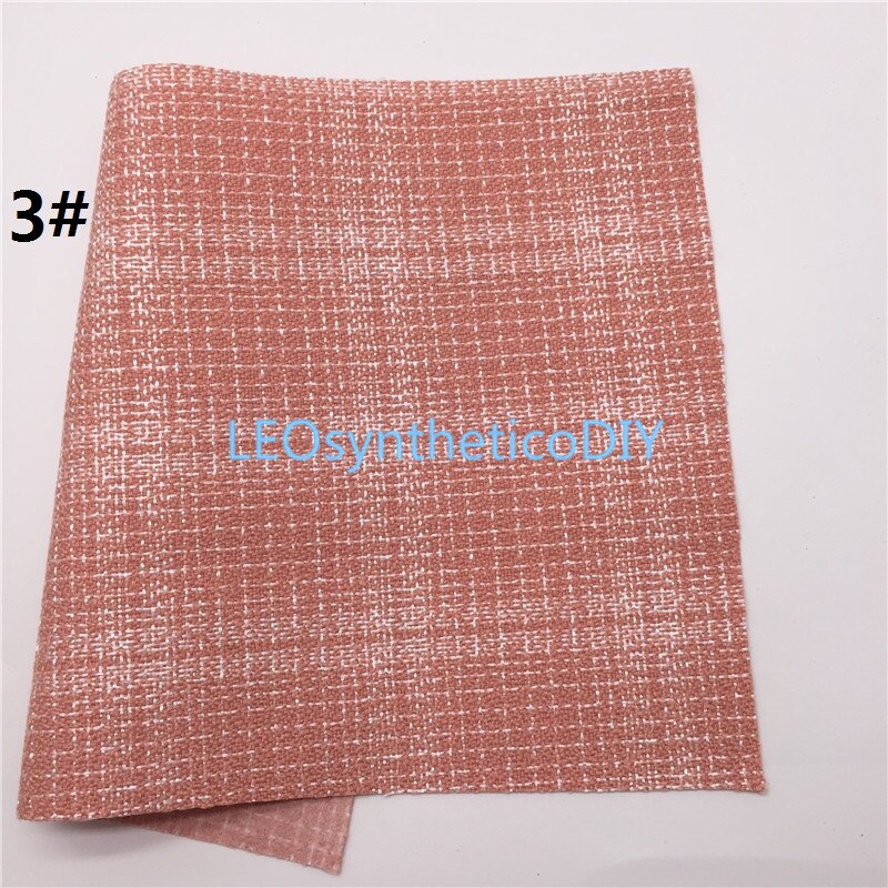 1PC 21X29CM Printed linen Fabric sheets For Making Bows LEOsyntheticoDIY T436A: 3