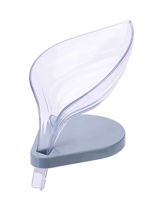 Leafology Decorative Drainage Soap Holder: Transparent