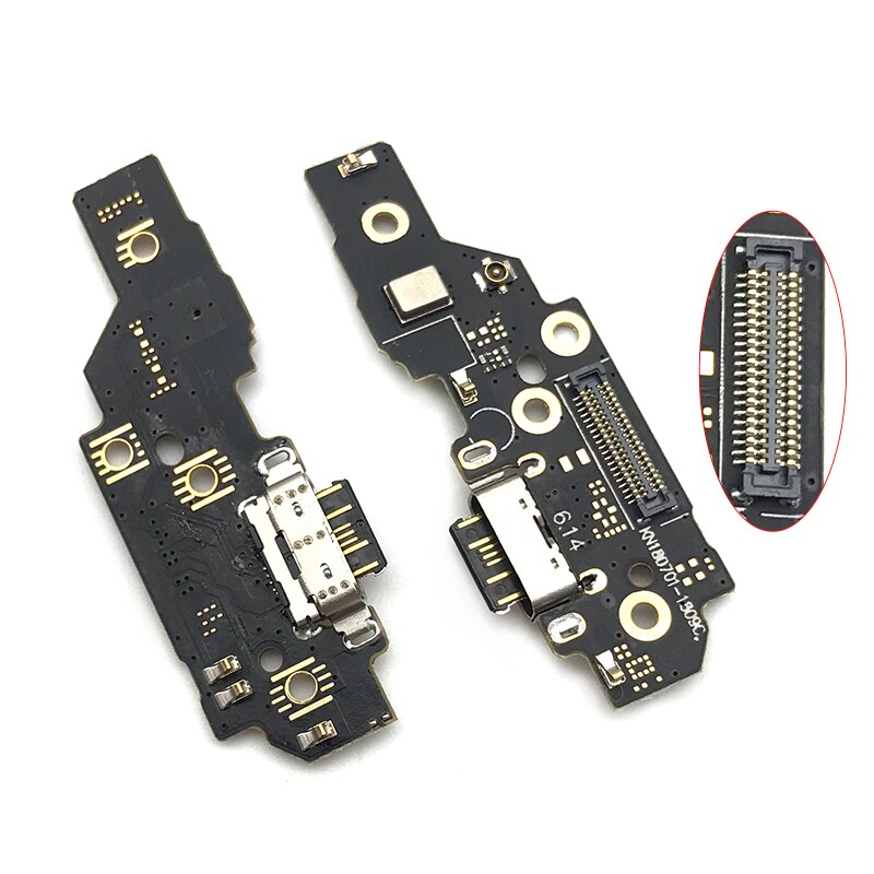 Placa de cabo flexível, porta de carregamento usb, conector plugue e microfone, para nokia x5 5.1 plus ta-1102 ta-1105 ta-1108 ta-110 ta-
