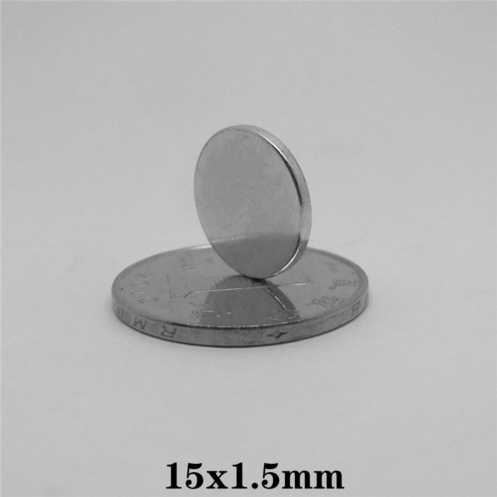 10/20/50/100/200 st 15 x 1.5 liten rund magnet 15 ... – Vicedeal