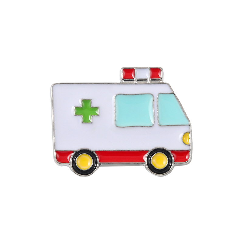 Broche de voiture en alliage pour femme, épingles en émail, voiture, Bus, voyage, , paysage, amour, , Badge, bijoux: Style-26XZ2172-7